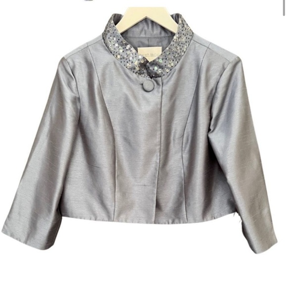 David’s Bridal Mother of the Bride/Groom Dress with Matching Jacket Size 16 - Picture 11 of 13